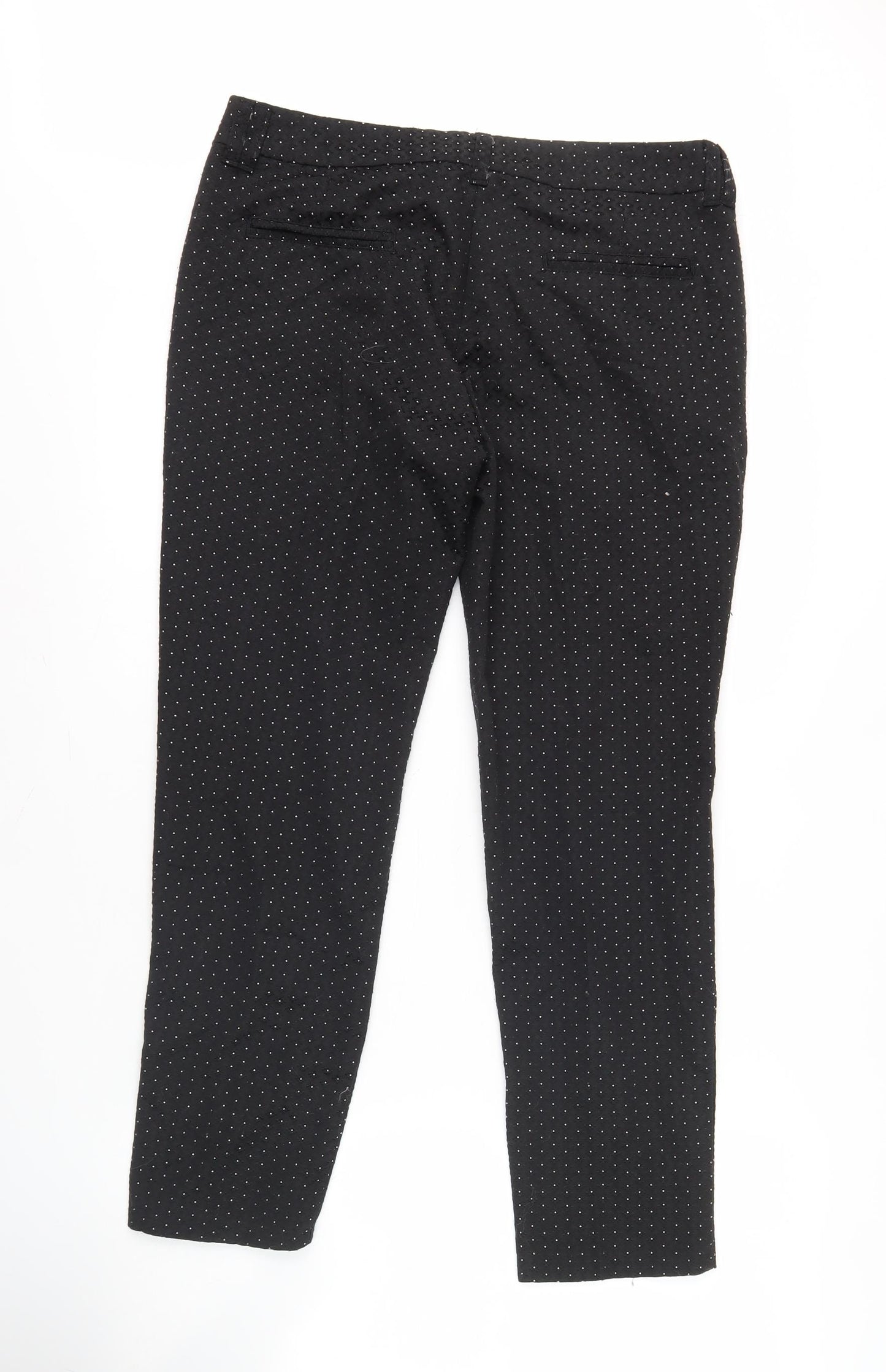 Next Women's Black Polka Dot Trousers Size 12