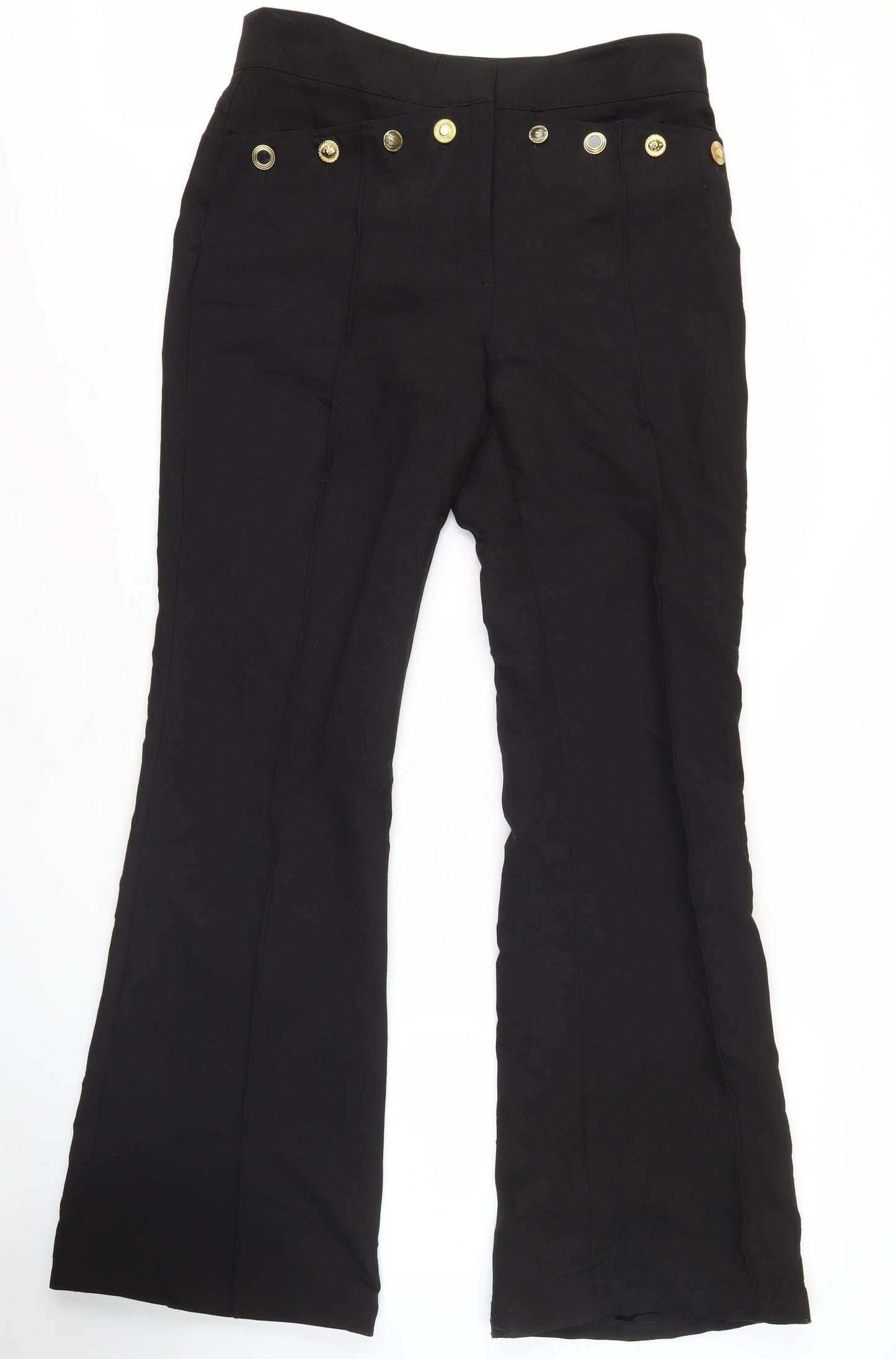 Zara Women’s Black Flared Trousers Size L