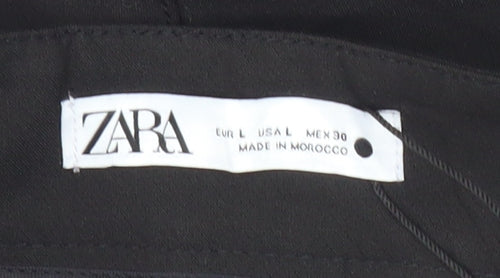 Zara Women’s Black Flared Trousers Size L