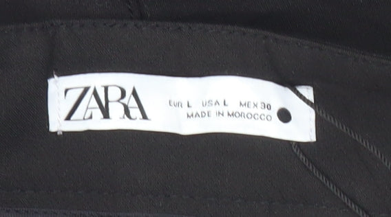 Zara Women’s Black Flared Trousers Size L