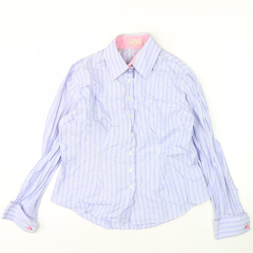 Haines & Bonner Women's Striped Button-Up Shirt