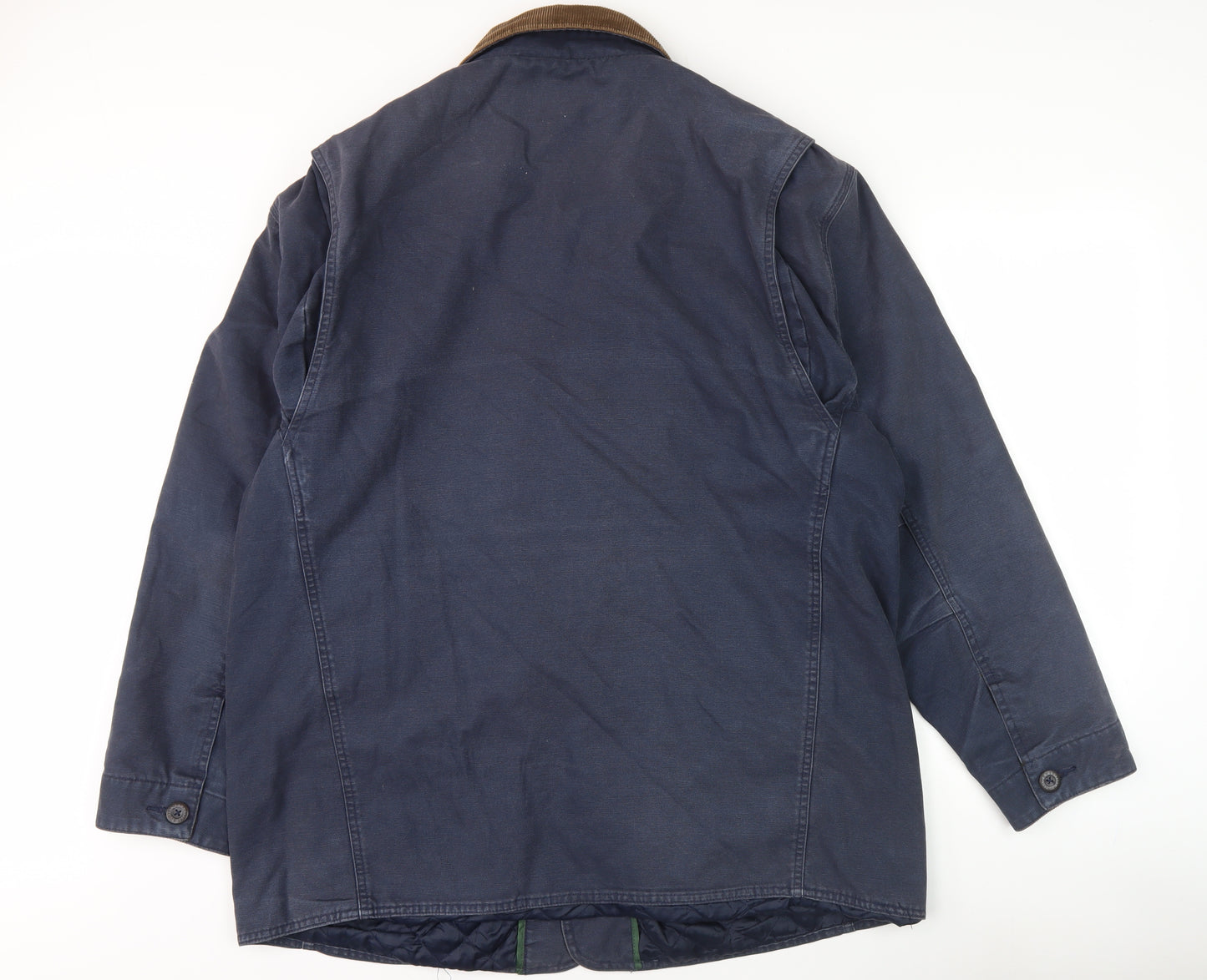 Orvis Men's XL Blue Basic Jacket Collared