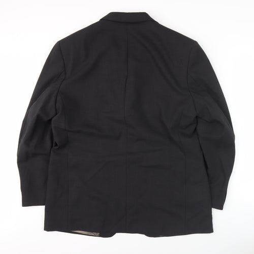Marks and Spencer Men's Charcoal Wool Blazer, Size 42