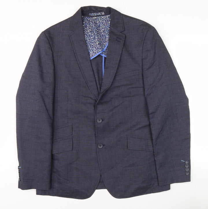 Marks & Spencer Men's Blue Slim Fit Blazer 42R