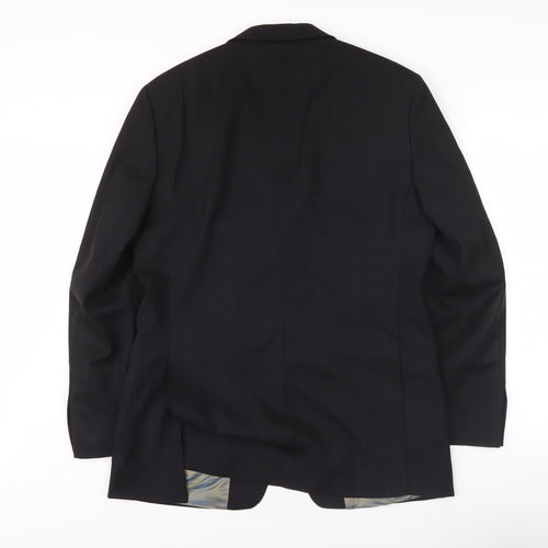 Remus Uomo Black Men's Blazer, Size M, Formal