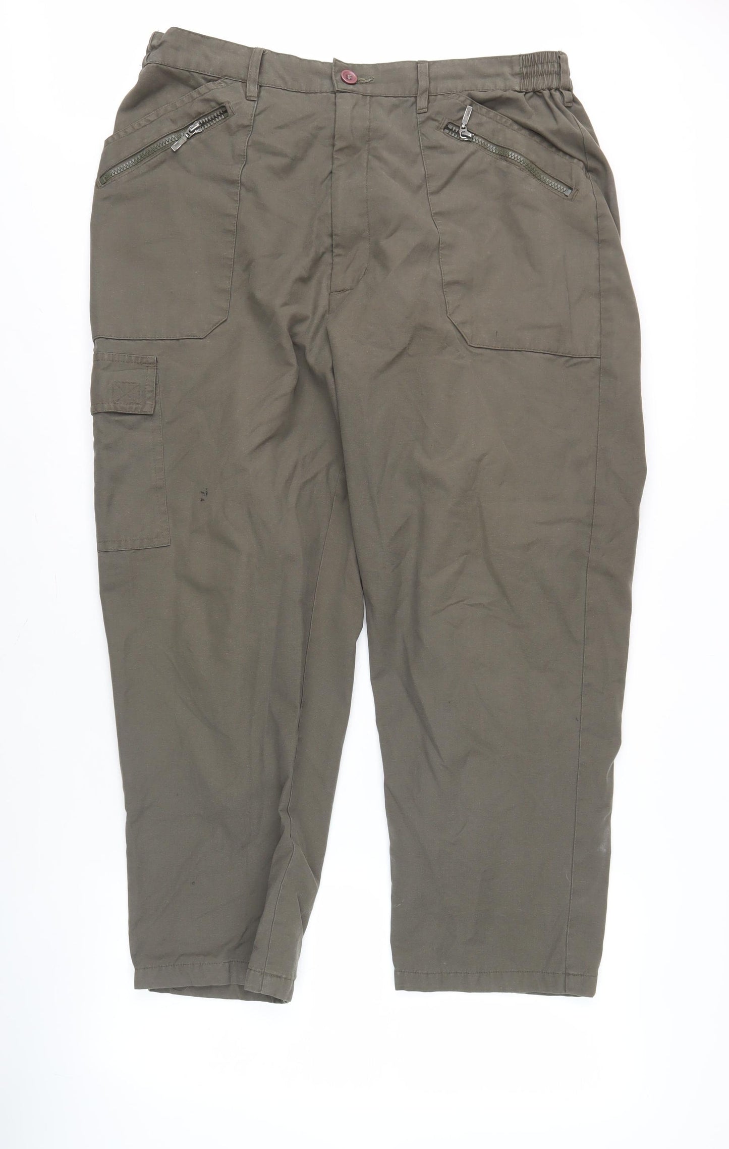 Pegasus Men's Green Cargo Trousers 38 Waist