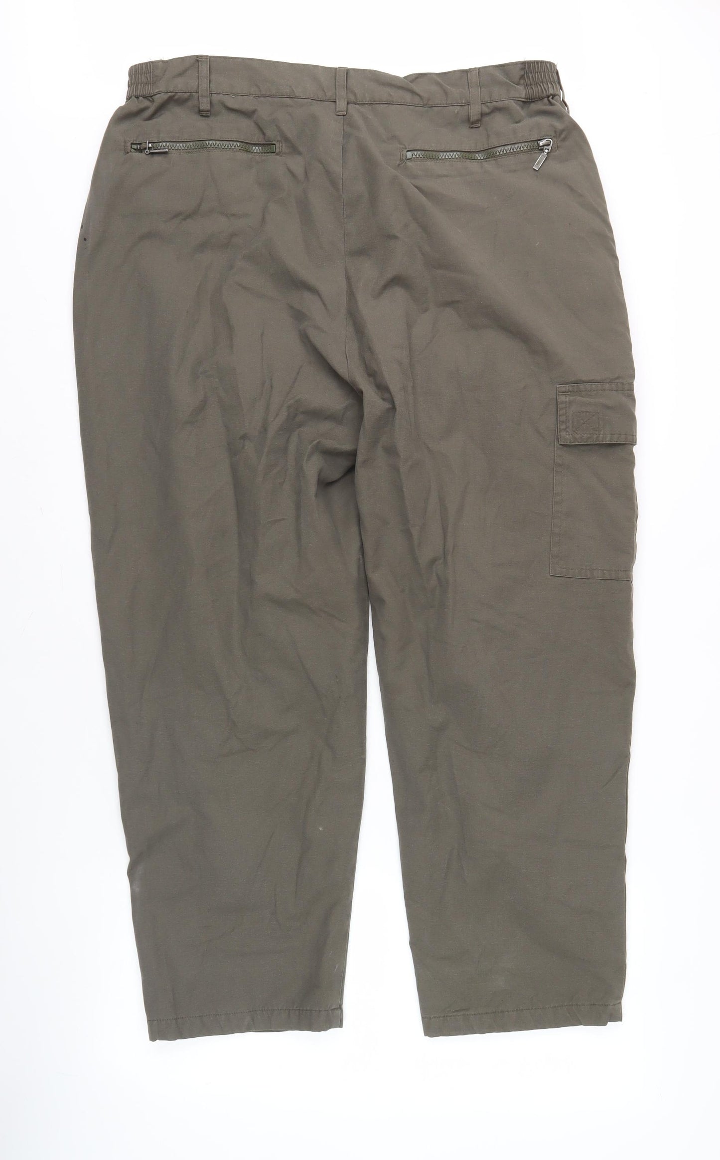 Pegasus Men's Green Cargo Trousers 38 Waist