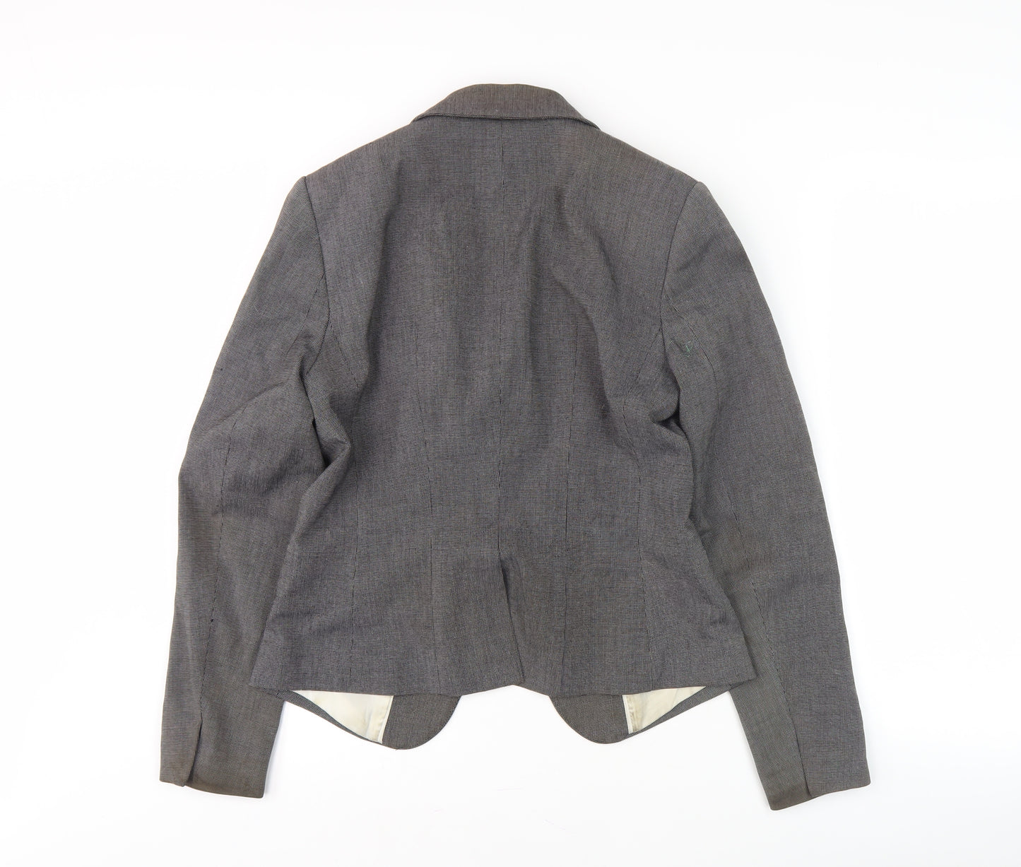 H&M Women's Grey Blazer, Size 10, Regular Fit