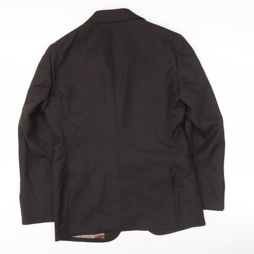 Sarto Men's Brown Wool Suit Jacket M Single-Breasted