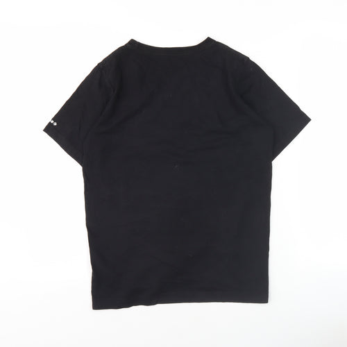 Converse Boys Black T-Shirt L 12-13 Years Graphic Print