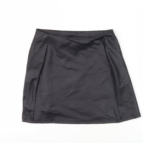 H&M Women's Black Skirt S - Machine Washable, Elegant