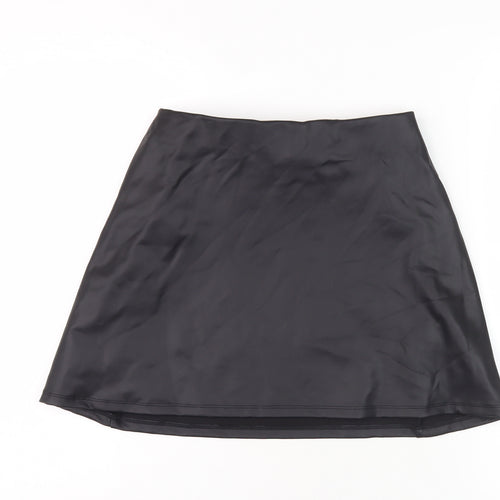 H&M Women's Black Skirt S - Machine Washable, Elegant