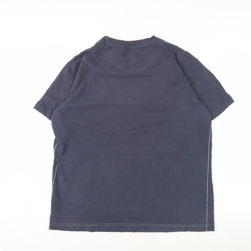 Peter Storm Men's Blue Graphic T-Shirt Large Crew Neck