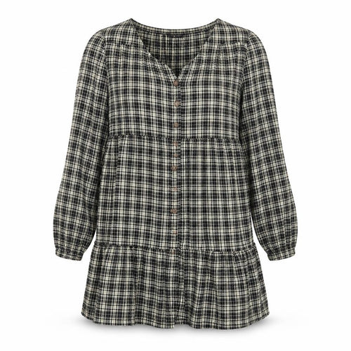 Nasty Gal Women's Multicoloured Plaid Shirt Dress Size 12