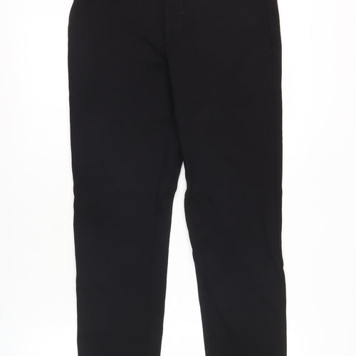 European Culture Women's Black Straight Trousers Size 10