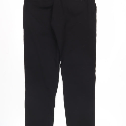 European Culture Women's Black Straight Trousers Size 10