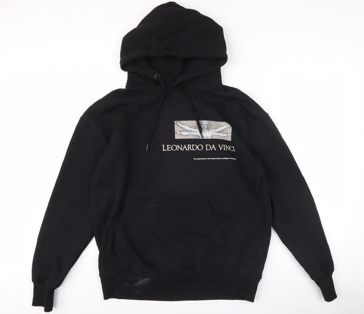Pull&Bear Men’s Black Art Hoodie M