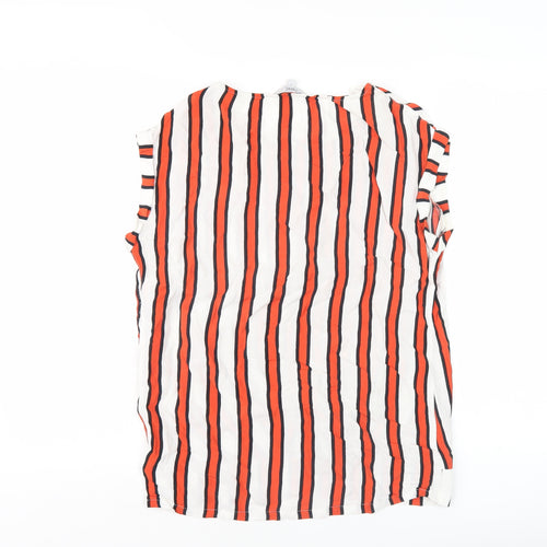 Next Women's Multicoloured Striped Blouse, Size 6