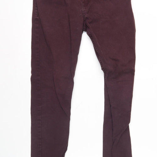 H&M Men's Purple Skinny Jeans Size 29