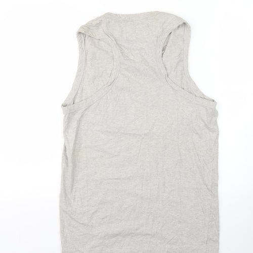 Russell Athletic Men's Grey Sleeveless Top - Medium