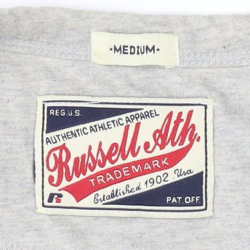 Russell Athletic Men's Grey Sleeveless Top - Medium