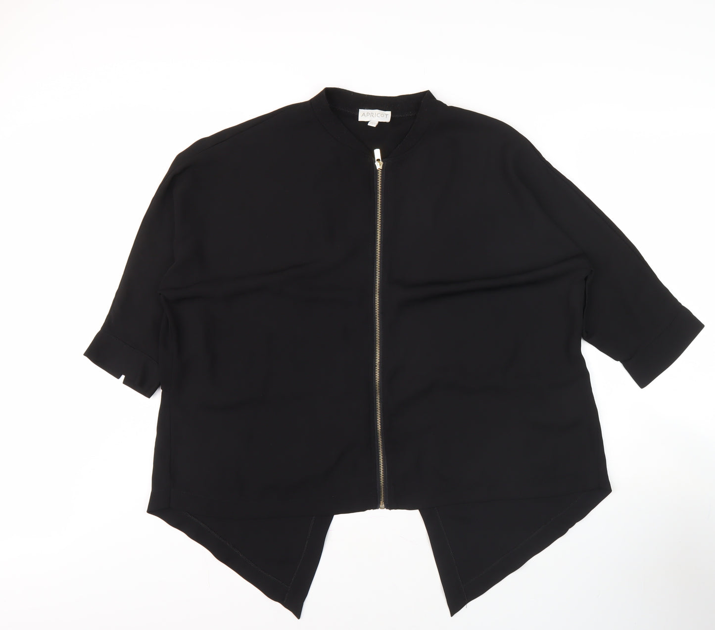 Apricot Women's Black 3/4 Sleeve High Neck Top