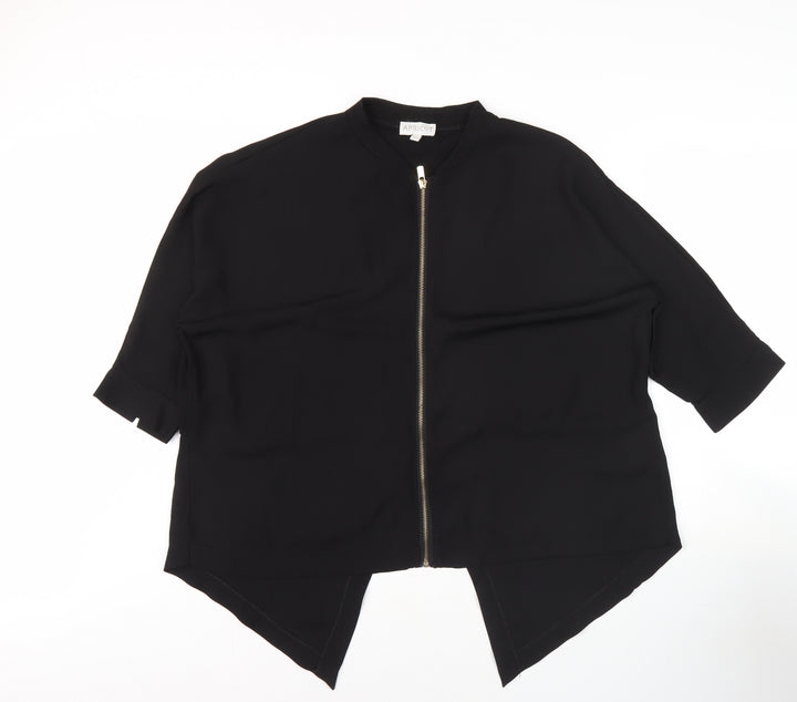 Apricot Women's Black 3/4 Sleeve High Neck Top