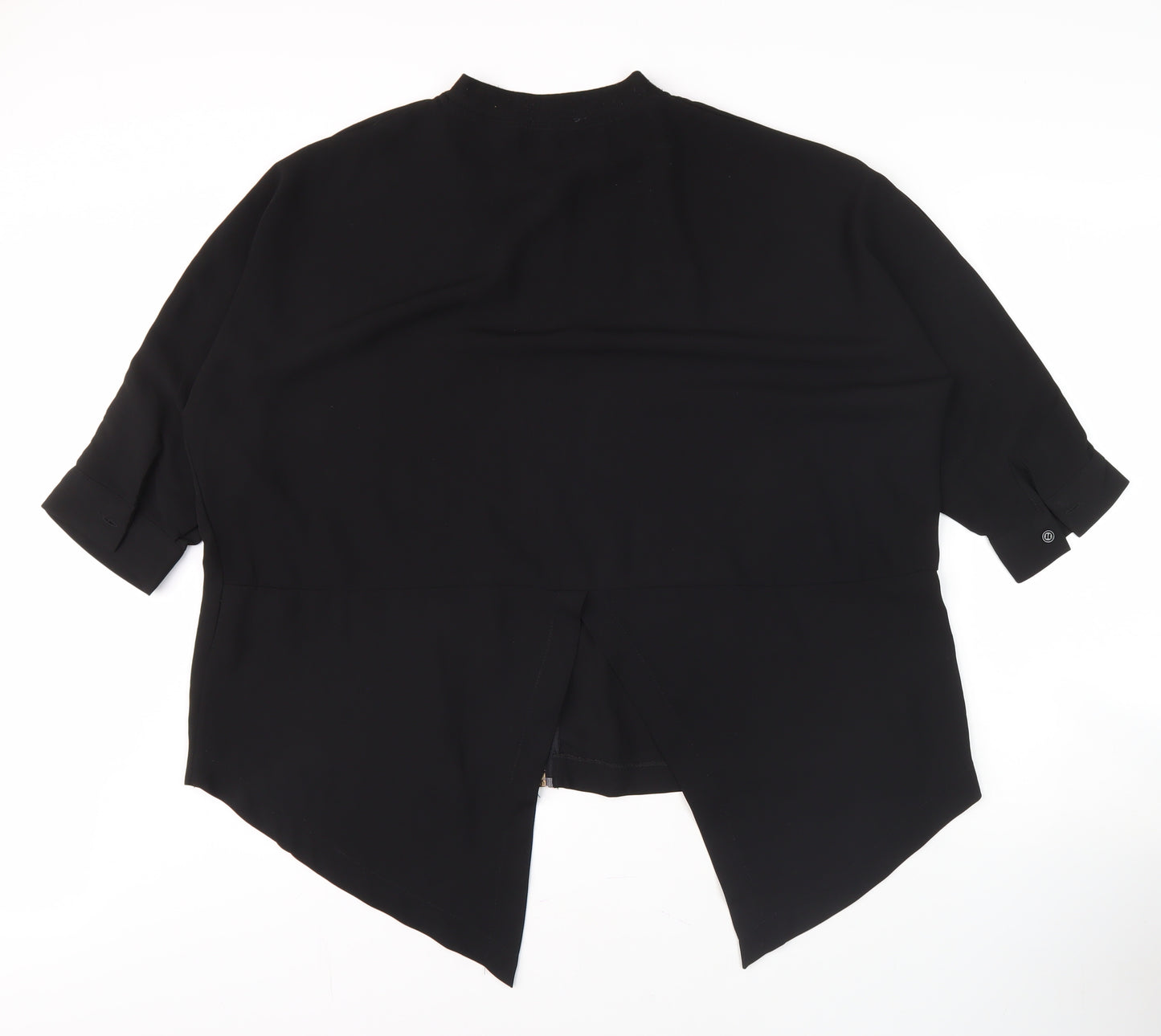 Apricot Women's Black 3/4 Sleeve High Neck Top