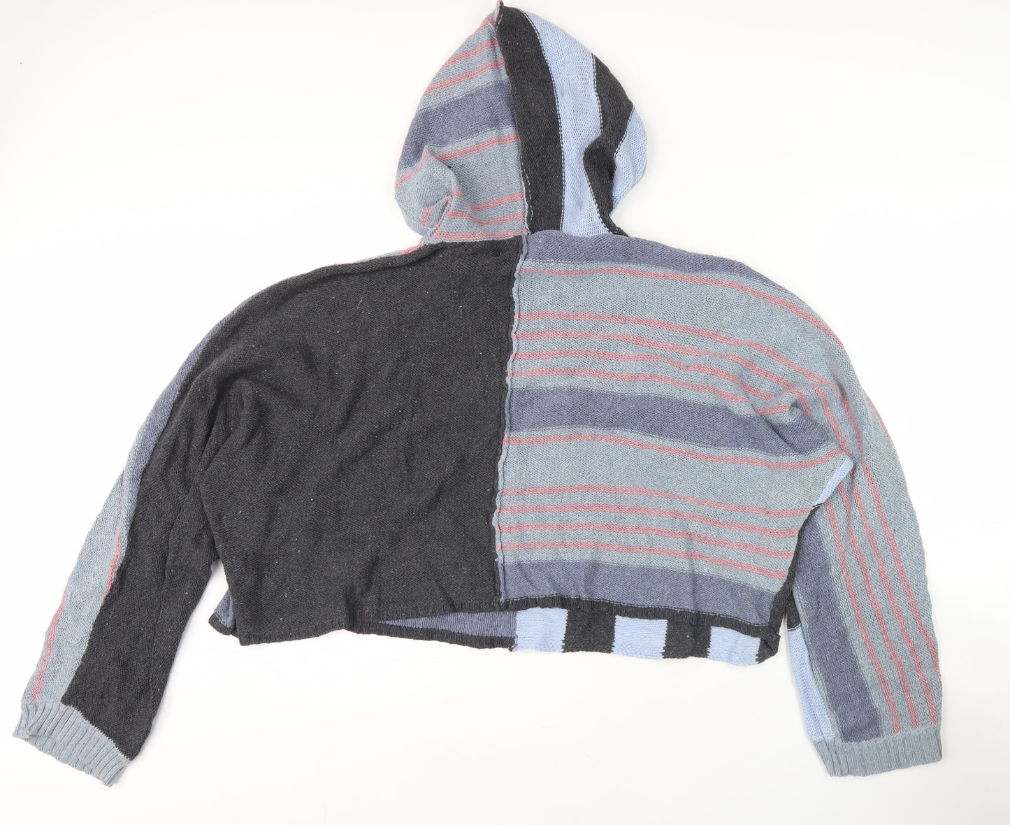 American Eagle Women's Multicoloured Hooded Jumper L