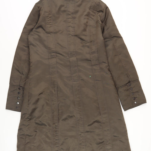 Planet Women's Green Long Polyester Coat Size 10