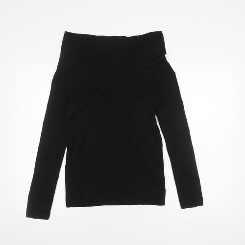 Marks and Spencer Women's Black Knit Top, Size 10