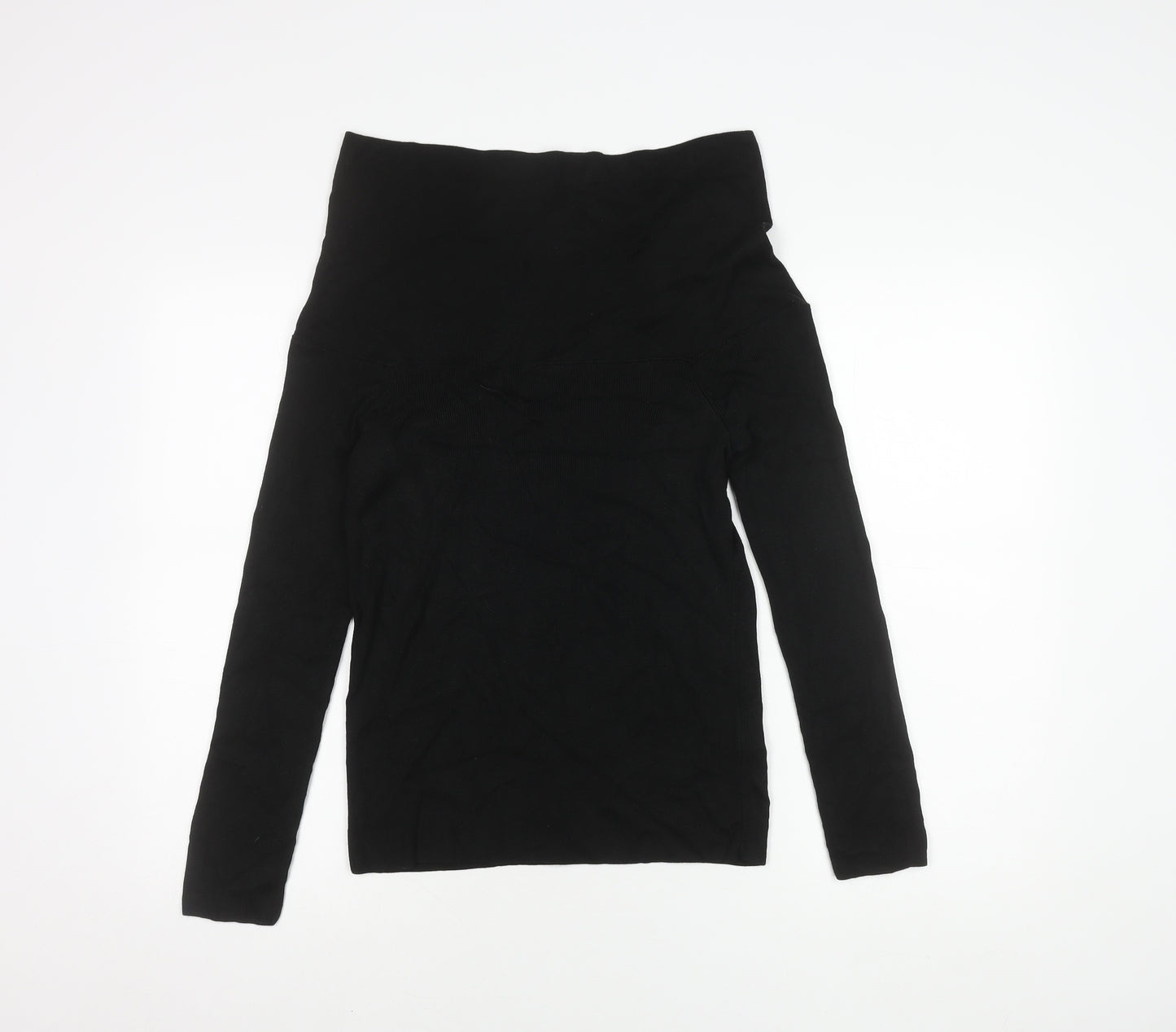 Marks and Spencer Women's Black Knit Top, Size 10