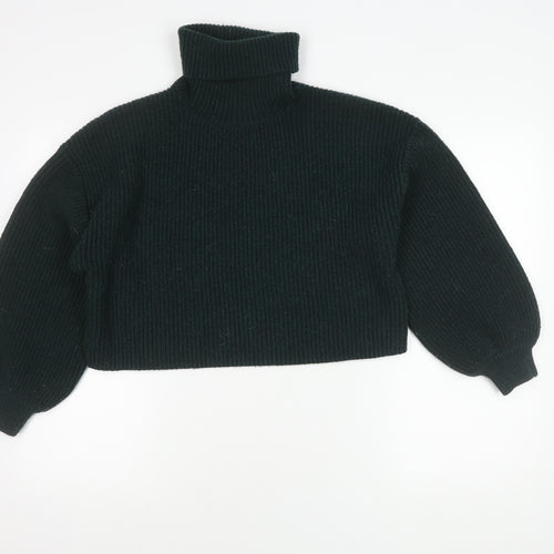 Monki Women's Green Roll Neck Jumper Size 12