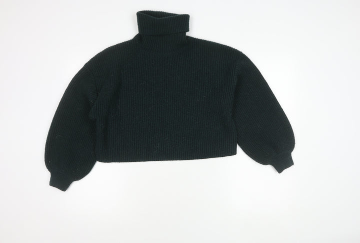 Monki Women's Green Roll Neck Jumper Size 12