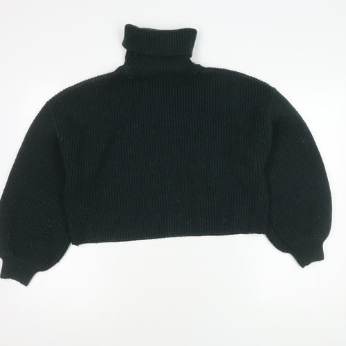 Monki Women's Green Roll Neck Jumper Size 12