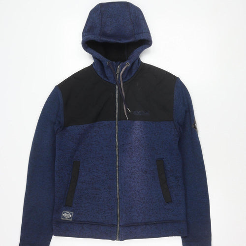Regatta Men's Blue Hooded Casual Jacket Size S