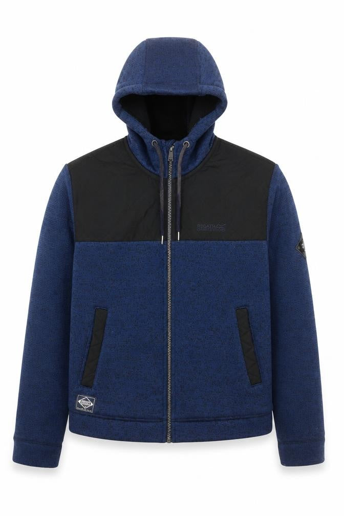 Regatta Men's Blue Hooded Casual Jacket Size S