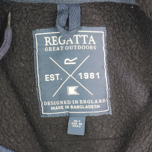 Regatta Men's Blue Hooded Casual Jacket Size S