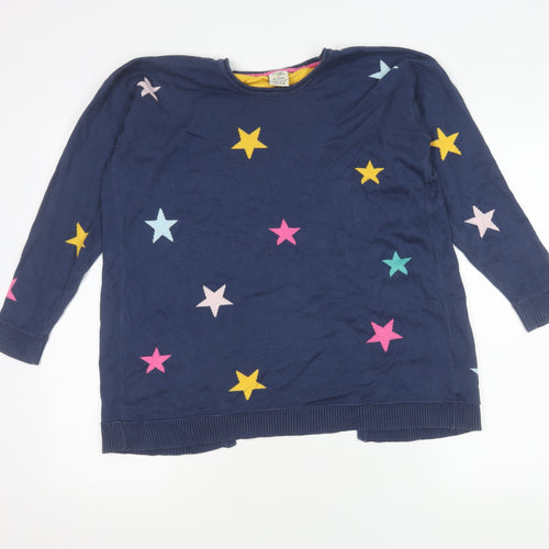 Frugi Women's Blue Star Cardigan Size 10