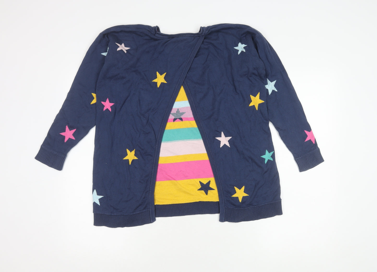 Frugi Women's Blue Star Cardigan Size 10
