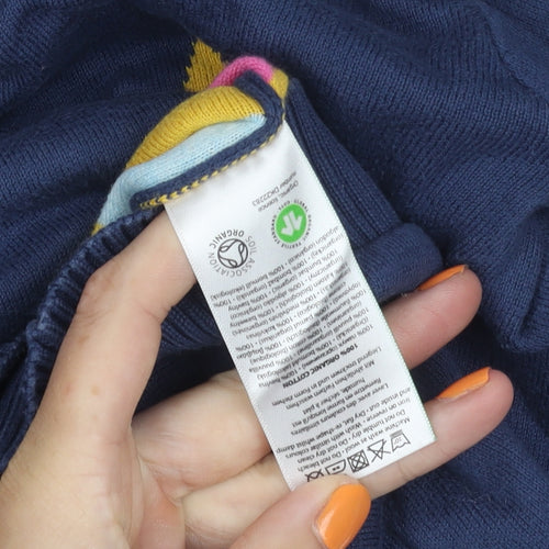 Frugi Women's Blue Star Cardigan Size 10