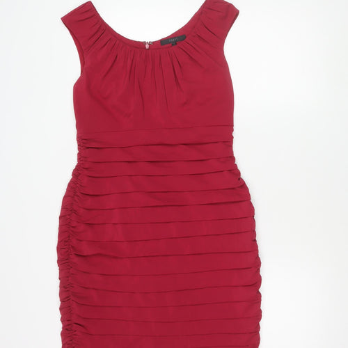 Coast Women's Red Sheath Dress, Size 12