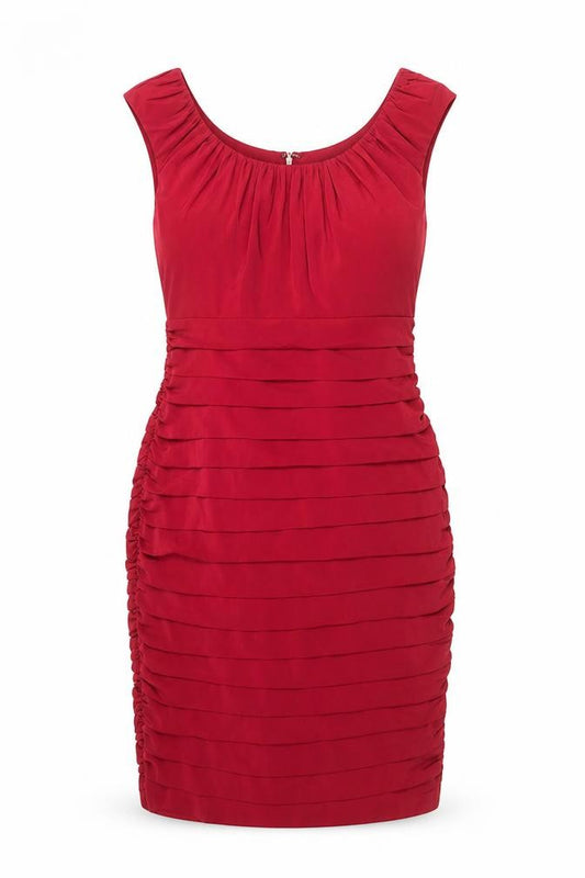 Front view of Coast Women's Red Sheath Dress, size 12