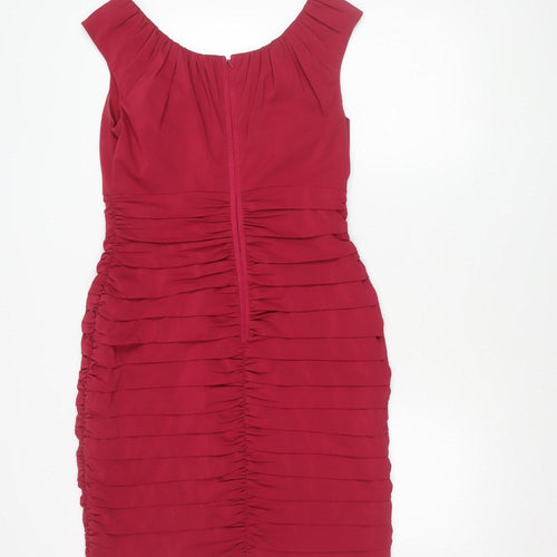 Coast Women's Red Sheath Dress, Size 12