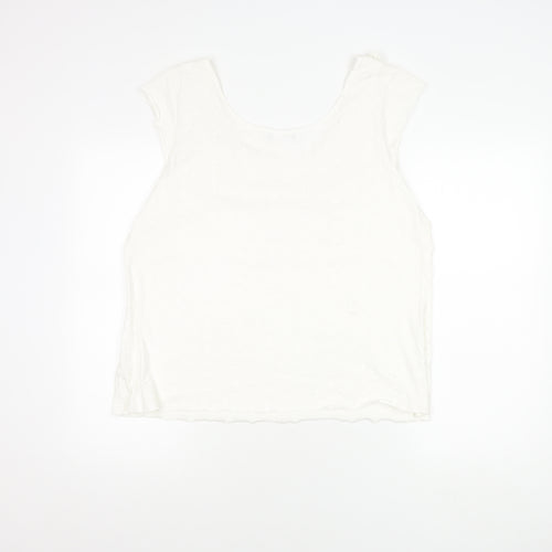 Marks and Spencer Women's White Tank Top, Size 22