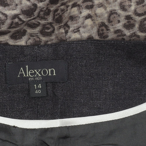 Alexon Women's Brown Animal Print Sleeveless Dress