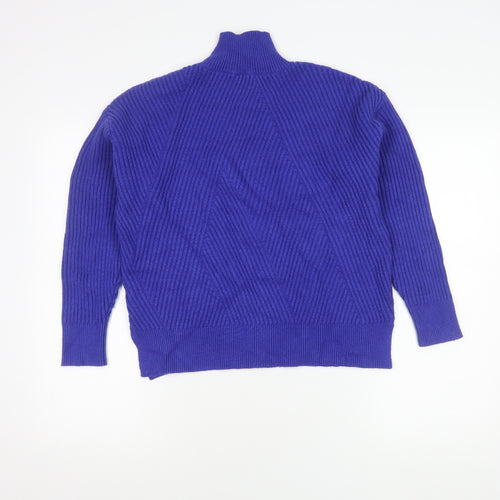 Next Women's Blue XS High Neck Jumper