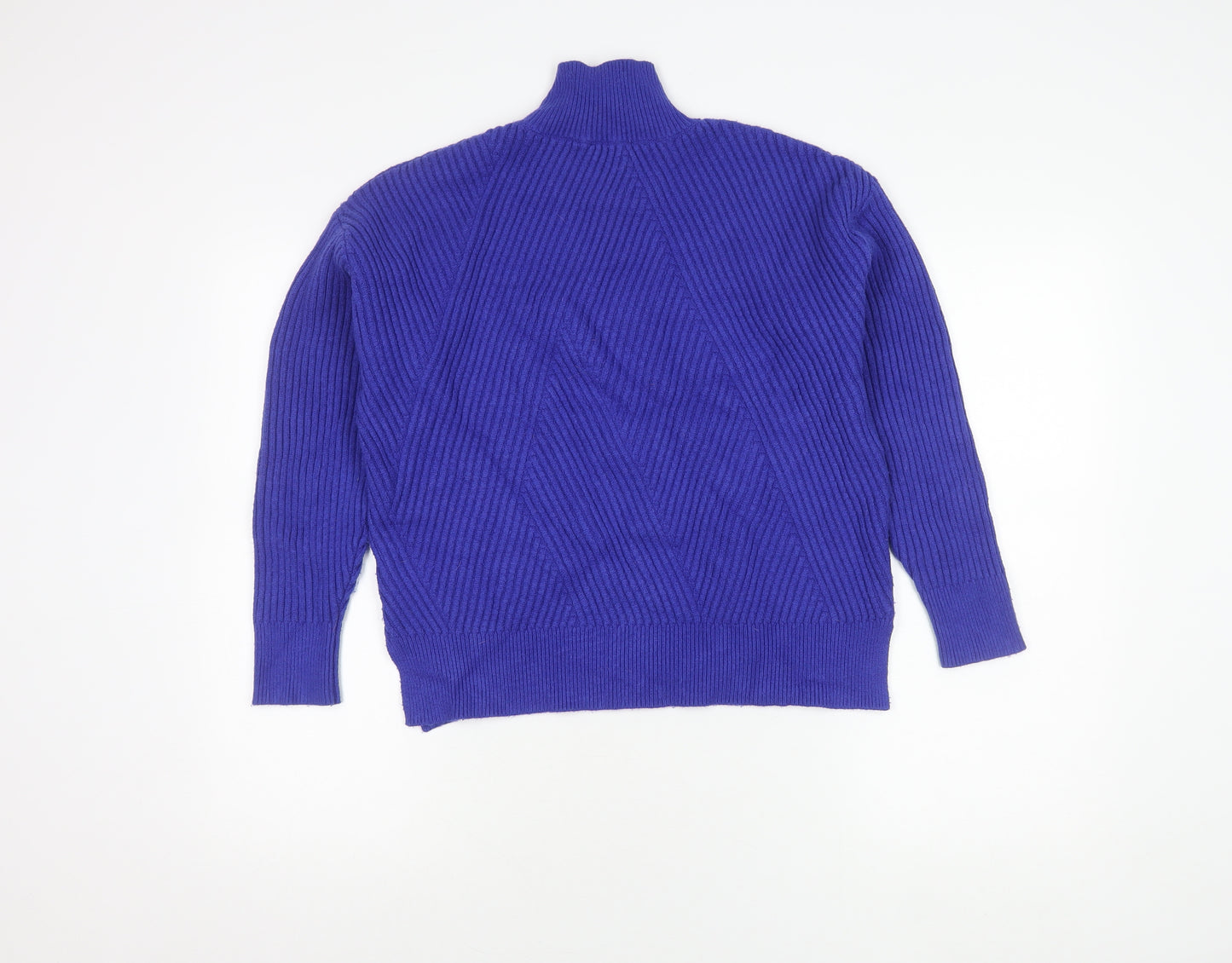 Next Women's Blue XS High Neck Jumper