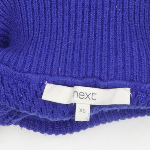 Next Women's Blue XS High Neck Jumper
