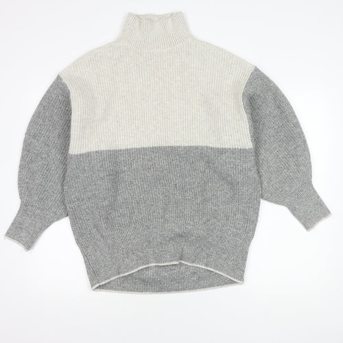 H&M Women's Grey Pullover Jumper Size S